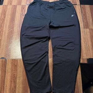 Champion Black Dry Retro Tech Sportswear Track Sweatpants Large